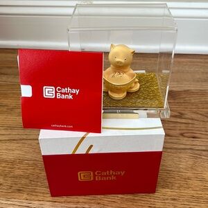 Cathay Bank Gold Plated 2019 Pig